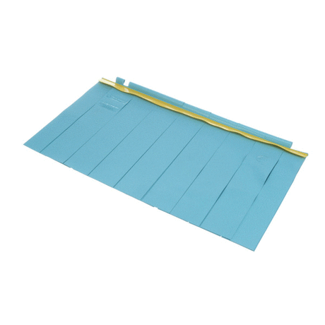 INSINGER PARTS Insinger D2-524A Center Curtain 25-1/2 X 14-3/8 - SKU ISGD2-524A