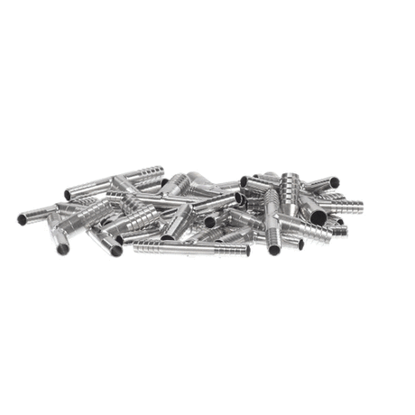 LANCER PARTS Lancer 1000526-BP25 SS Tee (2) 1/4 Barb X 3/8 Barb - SKU LAN1000526-BP25