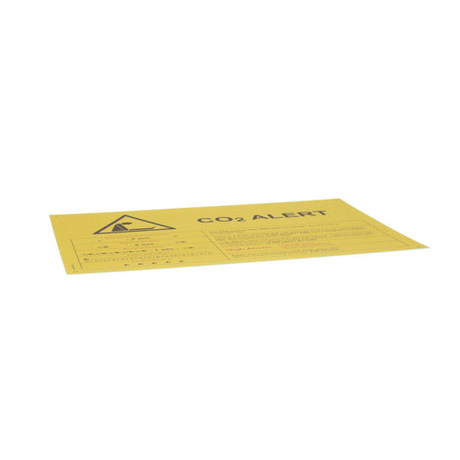 LANCER PARTS Lancer 1257 CO2 Alert MK10 Sign - SKU LAN1257