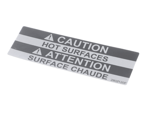 LINCOLN 369668 LABEL CAUTION HOT
