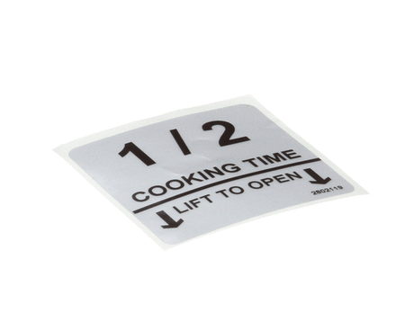 LINCOLN 370032 LABEL 1/2 COOKTIME