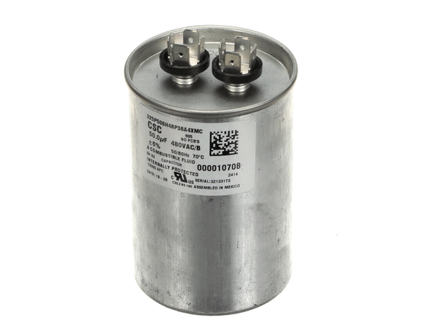 MANITOWOC ICE PARTS Manitowoc Ice 000010708 Run Capacitor 50MFD 480V - SKU MAN000010708