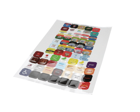 MULTIPLEX PARTS Multiplex 020003896 Label Sheet Variety Valve/ Flavor - SKU MANB020003896
