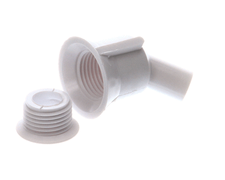 MASTER-BILT 11-01895 DRAIN FLANGE WITH ADAPTER  WHI