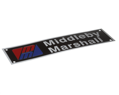 MIDDLEBY PARTS Middleby 45739 Plate Name In Mmin PS536 - SKU MD45739