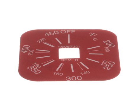 MAGIKITCHN PARTS Magikitchn 2M-A6087301 Label Thermostat 200-450F - SKU MK2M-A6087301