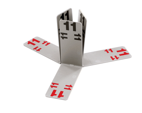 PRINCE CASTLE PARTS Prince Castle 536-671-11S Kit Time Card 4IN (3PACK)/20 - SKU PC536-671-11S
