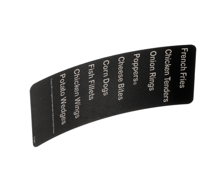 PERFECT FRY PARTS Perfect Fry 6LT003 Label Preset Slider - SKU PFC6LT003