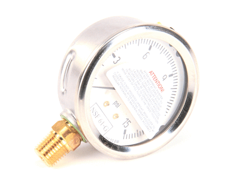 PITCO PARTS Pitco 60163501 Gauge Pres 0-15 PSI Pasta - SKU PT60163501