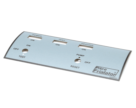 PITCO PARTS Pitco A6049001 Label Ovrelay Fr Panel Left Hand E147UFM - SKU PTA6049001