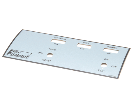 PITCO PARTS Pitco A6049101 Label Ovrly Fr Panel Right Hand E147UFM - SKU PTA6049101
