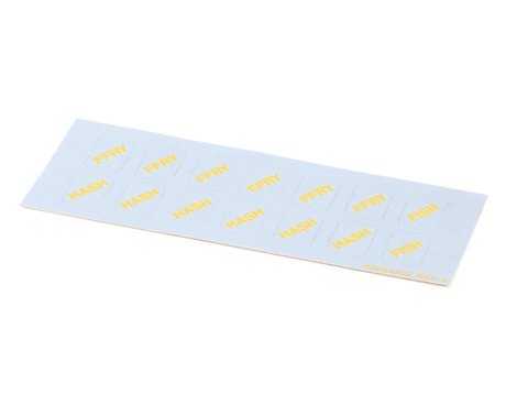 PITCO PARTS Pitco A6084502 Label Decal Ovrelay Cmptr Ffry Mg - SKU PTA6084502