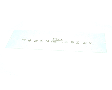 PITCO PARTS Pitco A6085505 Label Ovrelay Hooters Fish/Shrimp - SKU PTA6085505