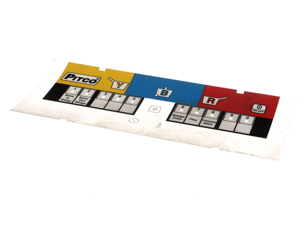 PITCO PARTS Pitco A6090701 Label Ovrlay Wingstreet Sg - SKU PTA6090701
