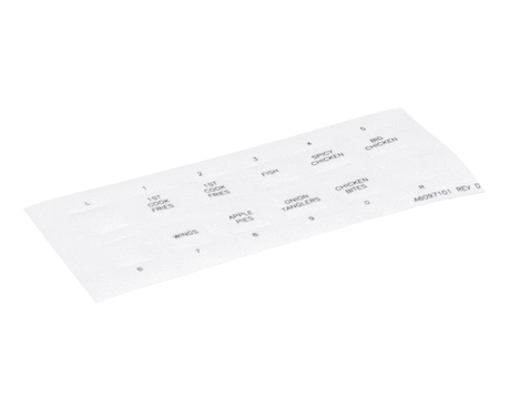 PITCO PARTS Pitco A6097101 Label SSH60W Left Hand Cook - SKU PTA6097101