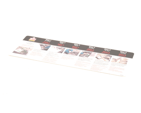 POWER SOAK PARTS Power Soak 29594 Decal - Wendy's Steps 1-6 - SKU PWSK29594