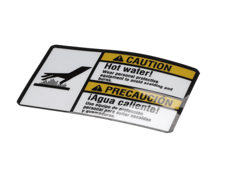 POWER SOAK PARTS Power Soak 45164 Label Caution Hot Water - SKU PWSK45164