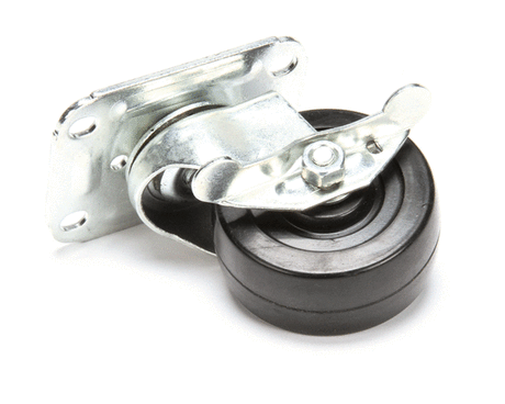 RANDELL PARTS Randell HD CST040HD Caster 3.75 O/A Height With Brake - SKU RDHDCST040HD