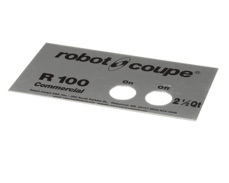 ROBOT COUPE PARTS Robot Coupe 400541 R100US Front Plate - SKU ROB400541