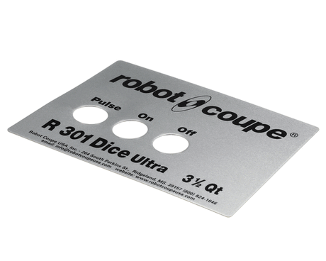 ROBOT COUPE PARTS Robot Coupe 402522 R301U Dice Front Plate - SKU ROB402522