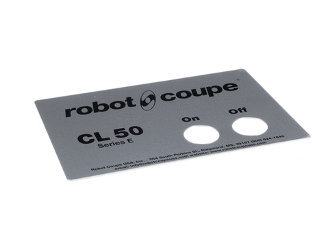 ROBOT COUPE PARTS Robot Coupe 403985 Front Plate CL50E Usa - SKU ROB403985