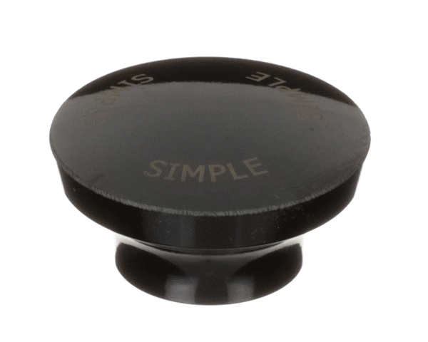 SERVER PRODUCTS PRODUCTS 82023-025 BLACK KNOB ENGRAVED IN SIMPLEIN