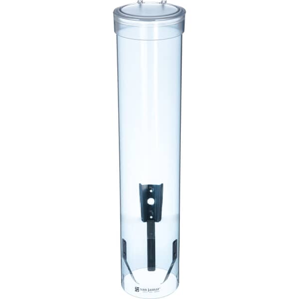 SAN JAMAR C3165TBL MEDIUM PULL-TYPE WATER CUP DISPENSER - CONE OR FLA