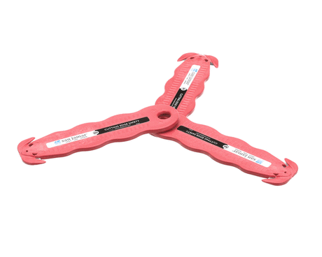 SAN JAMAR PARTS San Jamar KK403 Klever Kutter - Red - 3 Pack Retail Pegg - SKU SJKK403