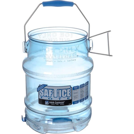 SAN JAMAR SI6100 SAF-T-ICE SHORTY ICE TOTE - 5 GALLONS