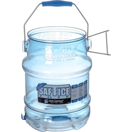 SAN JAMAR PARTS San Jamar SI6100 Saf-T-Ice Shorty Ice Tote - 5 Gallons - SKU SJSI6100