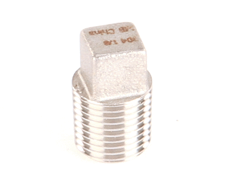STERO DISHWASHER PARTS Stero Dishwasher 0A-502435 Plug S/S 1/8-27 Slotted - SKU SOA50-2435