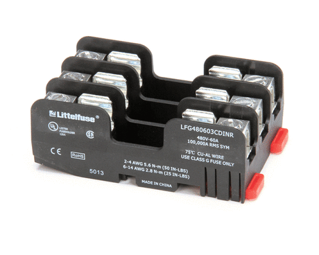 STERO DISHWASHER PARTS Stero Dishwasher 0P-476800 Fuse Holder 480V 60A - SKU SOP47-6800