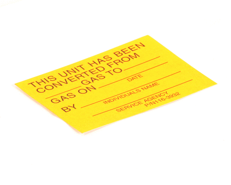 SOUTHBEND RANGE PARTS Southbend Range 1163932 Label Parts Service - SKU SOU1163932