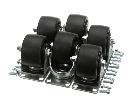 SILVER KING PARTS Silver King 10314-105 4'' Caster Plate Kit W/O Brake - SKU SVK10314-105