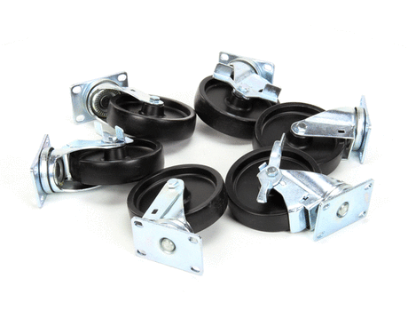 SILVER KING PARTS Silver King 10314-76 Kit Caster Plate 5 In (6 Per) - SKU SVK10314-76
