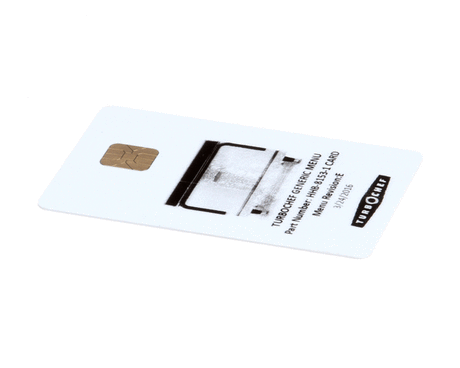 TURBOCHEF PARTS Turbochef HHB-8153-1 CARD Menu Card Prgrmd Hhb Gen Mkt Dual Temp - SKU TBCHHB-8153-1