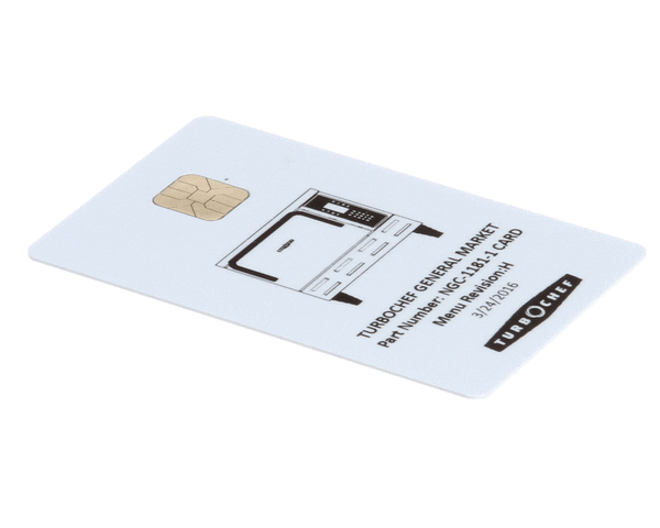 TURBOCHEF PARTS Turbochef NGC-1181-1 CARD Smart Card Generic Tornado - SKU TBCNGC-1181-1