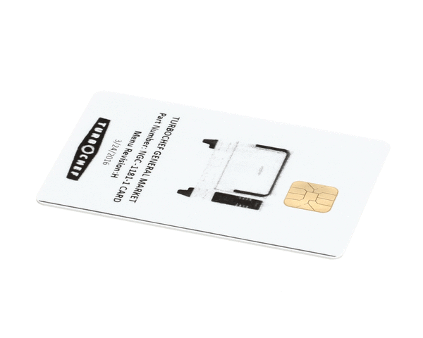 TURBOCHEF PARTS Turbochef NGC-1181-1 CARD Menu Card Programmed Ngc - SKU TBCNGC-1181-1CARD