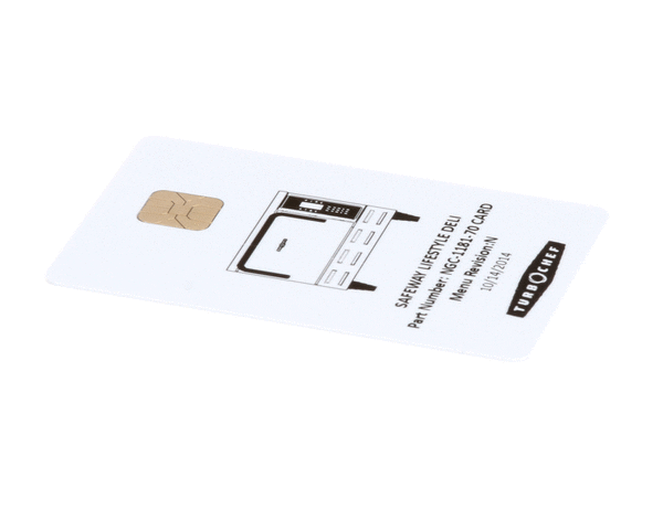 TURBOCHEF PARTS Turbochef NGC-1181-70 CARD Smart Card Safeway - SKU TBCNGC-1181-70