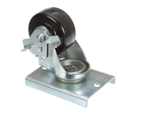 TRAULSEN 348-10010-01 4 IN CASTER W/CHANNEL WITH BRAKE