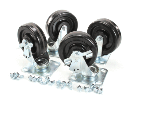 TRAULSEN PARTS Traulsen CK1 Kit Four 6.125 In Casters With &amp; W/O Loc - SKU TRCK1