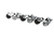 TRAULSEN PARTS Traulsen CK25 Kit Six 3-5/8 In Stem Casters - SKU TRCK25