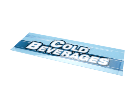 TRUE PARTS True 205536 S 19T/23 Cold Beverage Blue (S-Bcb) Sign - SKU TRUE205536