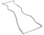 TRUE PARTS True 810765 Gasket GDM-35RF Black 3577-006 53X18.5 - SKU TRUE810765
