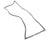 TRUE PARTS True 810773 Gasket GDM-14RF Black #3671-00 43X13. - SKU TRUE810773