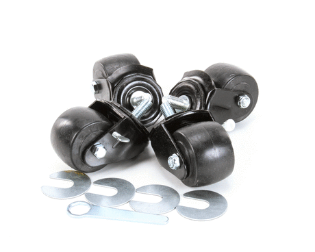 TRUE PARTS True 830275 Caster 2-1/2 SET/4 1/2 Stem Black 2)LO - SKU TRUE830275