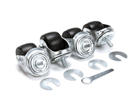TRUE PARTS True 830280 Caster 2-1/2 1/2STEM ST/4 Silver 2 Loc - SKU TRUE830280