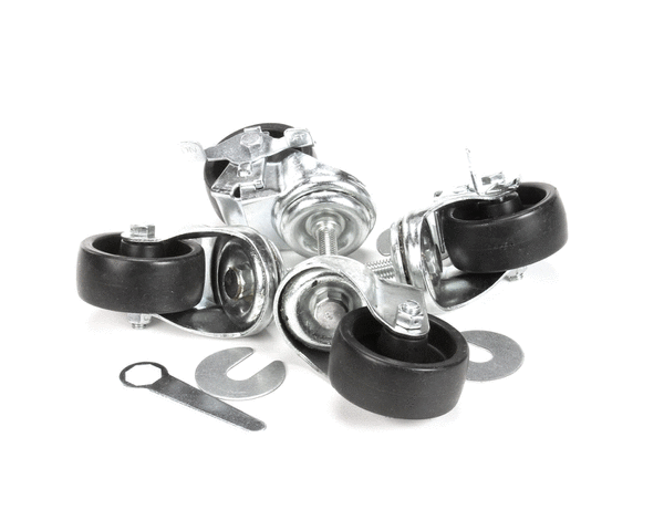 TRUE PARTS True 883720 Caster Kit 3 1/2STEM SET/4 Silver 2)83 - SKU TRUE883720