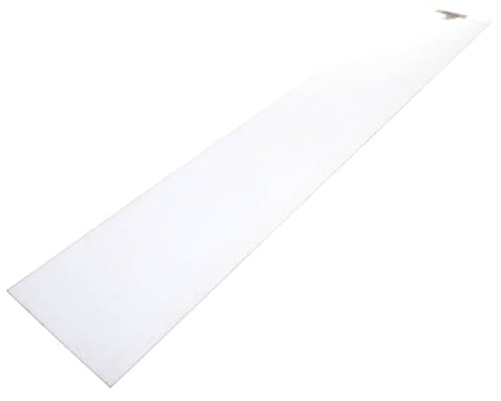 TRUE PARTS True 917021 S 48 White Flat Plexi Sign Panel TAC-48 - SKU TRUE917021