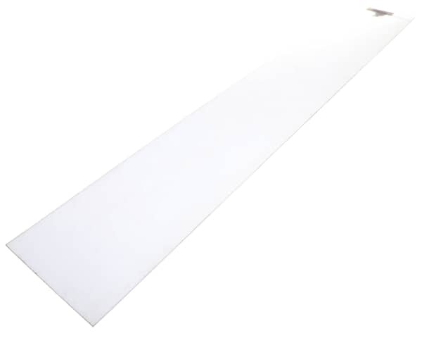 TRUE PARTS True 917021 S 48 White Flat Plexi Sign Panel TAC-48 - SKU TRUE917021